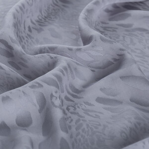 All Seasons Ice Blue Vahra Print Monogram Scarf - Thumbnail