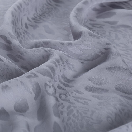 All Seasons Ice Blue Vahra Print Monogram Scarf