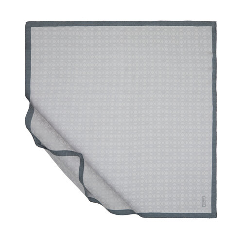 All Seasons Ice White Cheetah Monogram Scarf