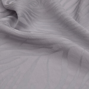 ipekevi - All Seasons Ice White Zebra Print Monogram Scarf (1)