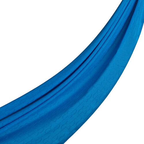 All Seasons Indigo IE Monogram Scarf