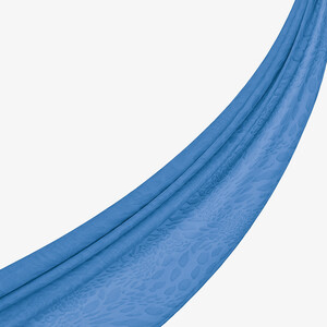 All Seasons Indigo Vahra Print Monogram Scarf - Thumbnail