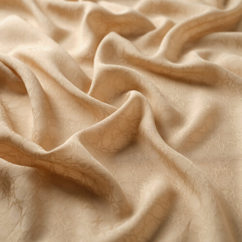 All Seasons Ivory Monogram Scarf