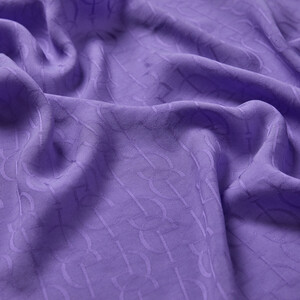 All Seasons Lavender IE Monogram Scarf - Thumbnail