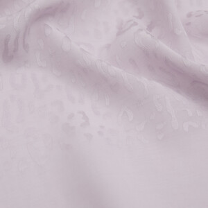 All Seasons Lilac Leopar Print Monogram Scarf - Thumbnail