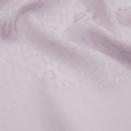 All Seasons Lilac Leopar Print Monogram Scarf