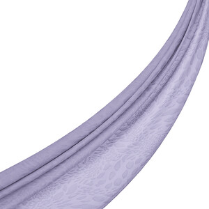 All Seasons Lilac Vahra Print Monogram Scarf - Thumbnail