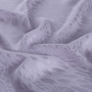 All Seasons Lilac Vahra Print Monogram Scarf - Thumbnail