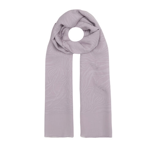 All Seasons Lilac Zebra Print Monogram Scarf