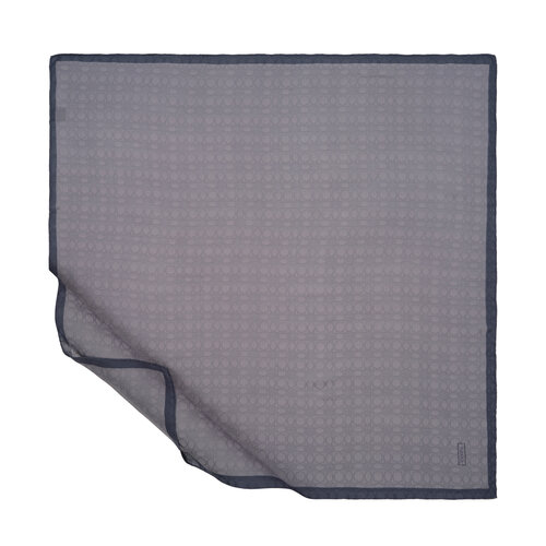 All Seasons Metallic Silver Cheetah Monogram Scarf