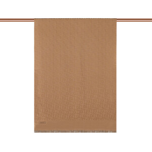 All Seasons Milky Coffee IE Monogram Scarf - Thumbnail