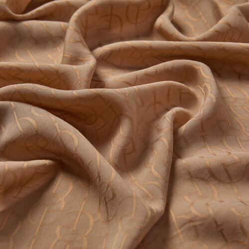 All Seasons Milky Coffee IE Monogram Scarf
