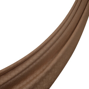 All Seasons Milky Coffee Mini Seljuk Monogram Scarf - Thumbnail
