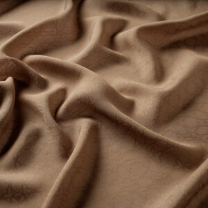 All Seasons Milky Coffee Mini Seljuk Monogram Scarf - Thumbnail