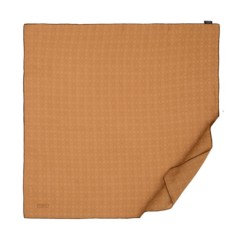 All Seasons Milky Coffee Monogram Scarf
