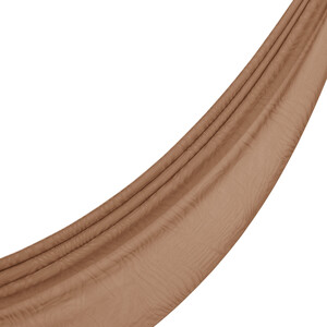 All Seasons Milky Coffee Zebra Print Monogram Scarf - Thumbnail