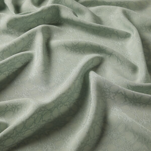 All Seasons Mint Green Monogram Scarf - Thumbnail