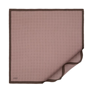 All Seasons Misty Lilac Cheetah Monogram Scarf - Thumbnail