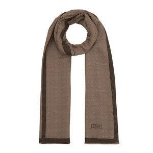 ipekevi - All Seasons Misty Lilac Monogram Scarf (1)