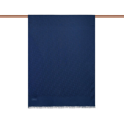 All Seasons Navy IE Monogram Scarf