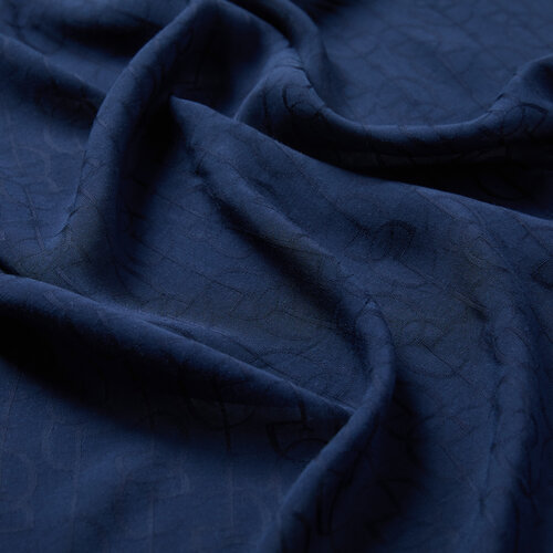 All Seasons Navy IE Monogram Scarf