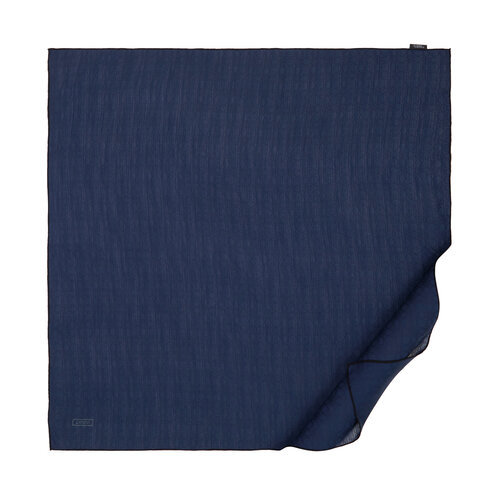 All Seasons Navy Monogram Scarf