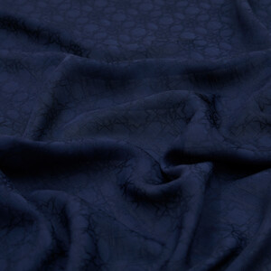 ipekevi - All Seasons Navy Monogram Scarf (1)