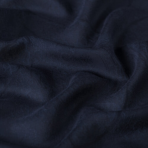 All Seasons Navy Sky Rose Print Scarf