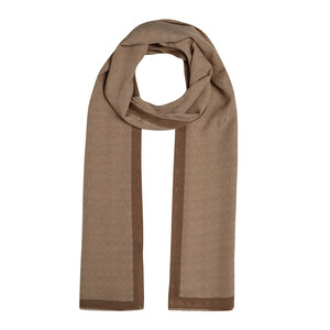 All Seasons Nude Monogram Scarf - Thumbnail