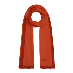 ipekevi - All Seasons Orange Monogram Scarf (1)