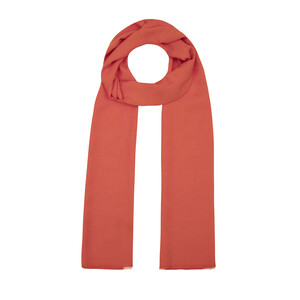 ipekevi - All Seasons Orange Paisley Monogram Scarf (1)