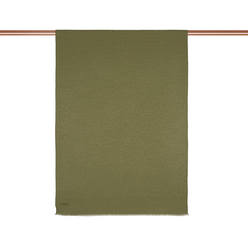 All Seasons Ottoman Green Leopar Print Monogram Scarf