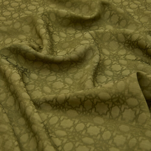 All Seasons Ottoman Green Monogram Scarf