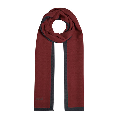 All Seasons Ottoman Red Monogram Scarf