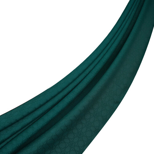 All Seasons Petrol Green Mini Seljuk Monogram Scarf