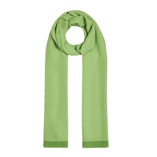 All Seasons Pistachio Green Monogram Scarf