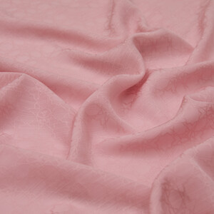 ipekevi - All Seasons Powder Pink Monogram Scarf (1)