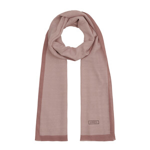 ipekevi - All Seasons Powder Pink Monogram Scarf (1)