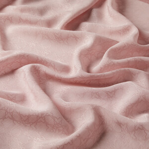 All Seasons Powder Pink Monogram Scarf - Thumbnail