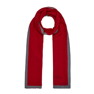 All Seasons Red Monogram Scarf - Thumbnail