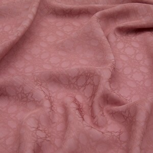 ipekevi - All Seasons Rose Pink Monogram Scarf (1)