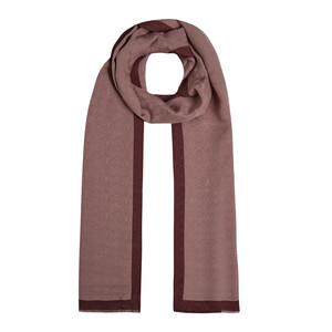 ipekevi - All Seasons Rose Pink Monogram Scarf (1)