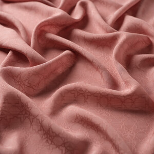 All Seasons Rose Pink Monogram Scarf - Thumbnail