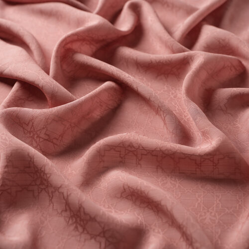 All Seasons Rose Pink Monogram Scarf