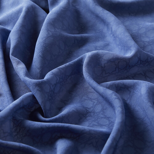 All Seasons Royal Blue Cheetah Monogram Scarf