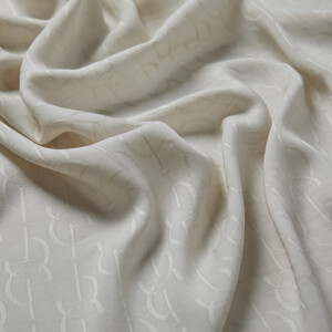 All Seasons Sand Beige IE Monogram Scarf - Thumbnail