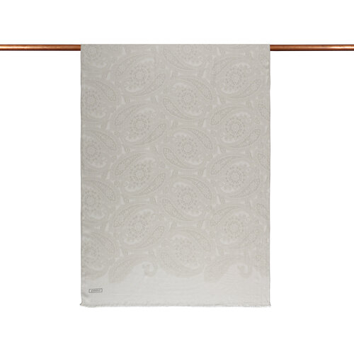 All Seasons Sand White Sky Rose Print Scarf
