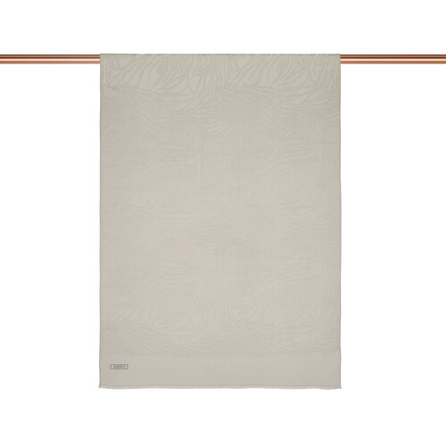 All Seasons Sand White Zebra Print Monogram Scarf