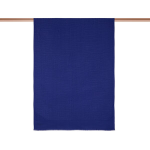  - All Seasons Sax Blue Leopar Print Monogram Scarf (1)