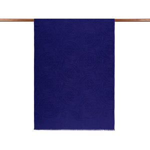 All Seasons Sax Blue Sky Rose Print Scarf - Thumbnail